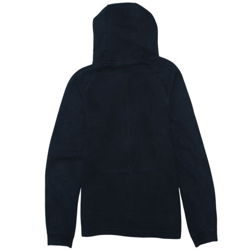 Nike Men's Black Small Full Zip Hoodie Sweatshirt Cotton Blend