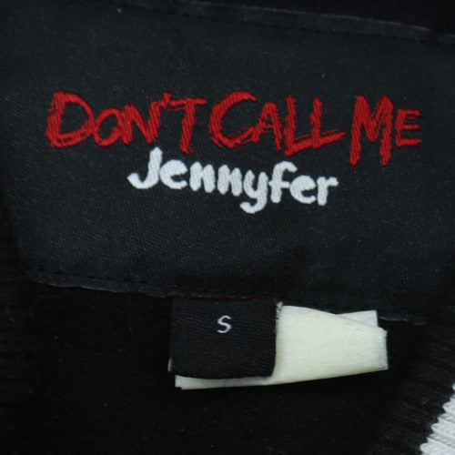 Jennyfer Womens Black Varsity Jacket S College Style NY Patch
