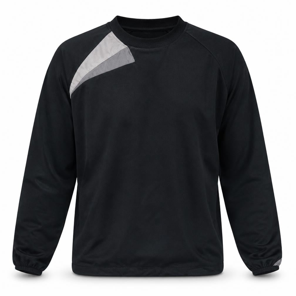 NTK Men's Black Long Sleeve Pullover Sports Sweatshirt L