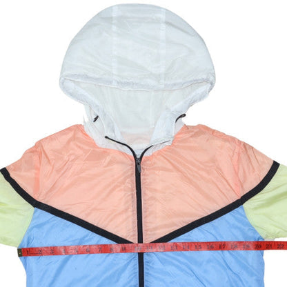 Pull&Bear Womens Multicoloured L Windbreaker Hooded Jacket