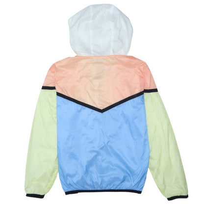 Pull&Bear Womens Multicoloured L Windbreaker Hooded Jacket