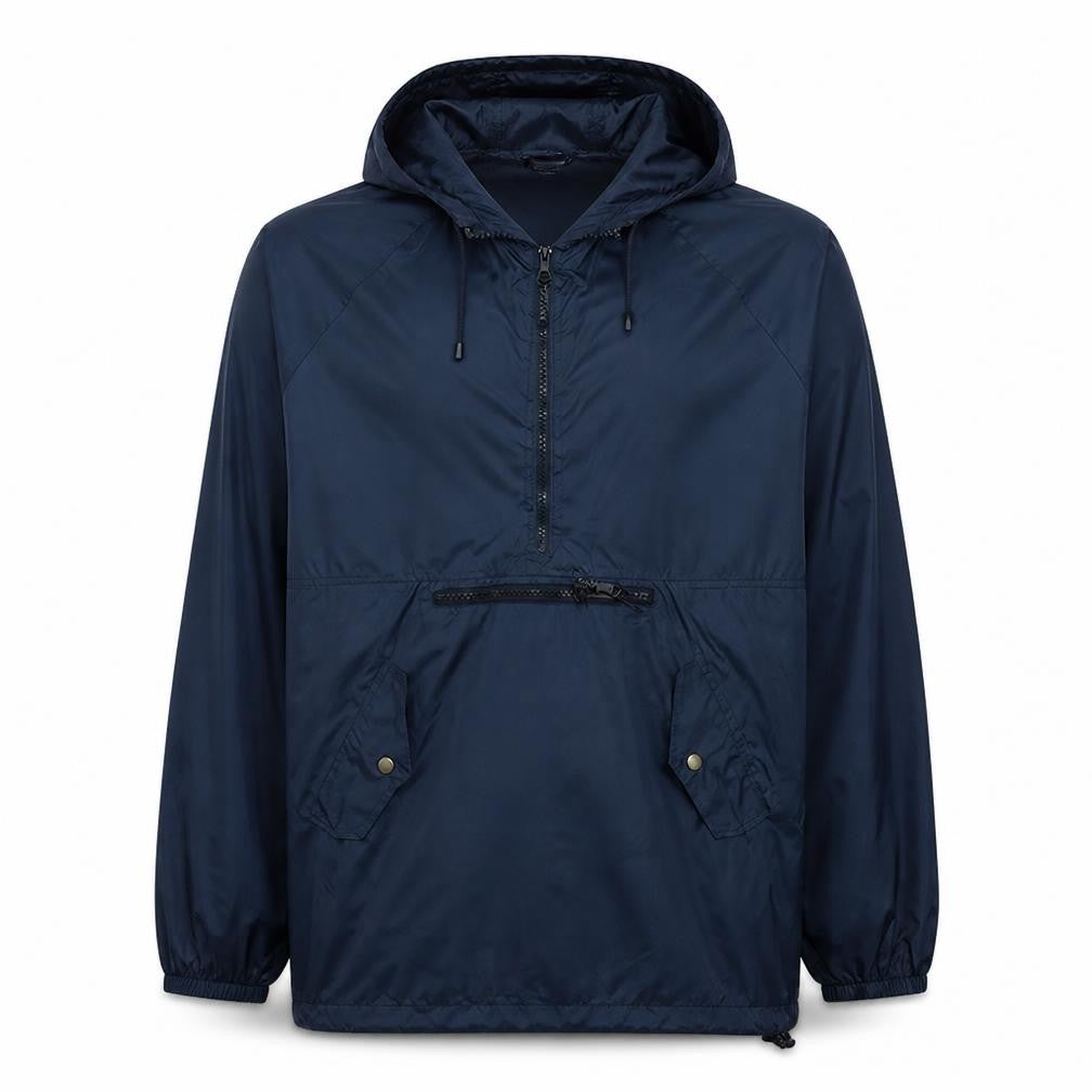 Clique Men's Blue L Anorak Hooded Windproof Lightweight Jacket