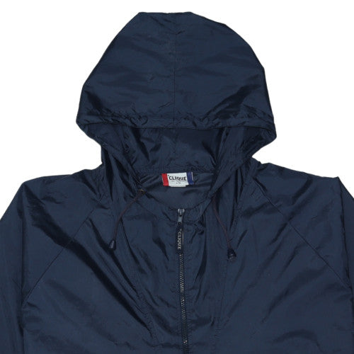 Clique Men's Blue L Anorak Hooded Windproof Lightweight Jacket