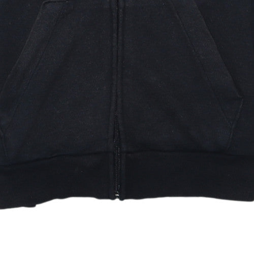 Adidas Womens Black Full Zip Hoodie Size S 8-10 Hooded Sweatshirt