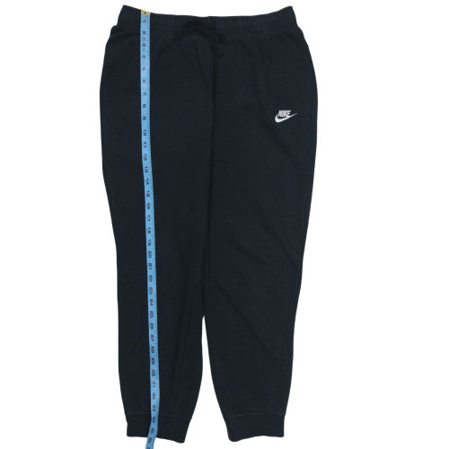 Nike Mens Black Jogger Sweatpants L Regular Fit Fleece Activewear