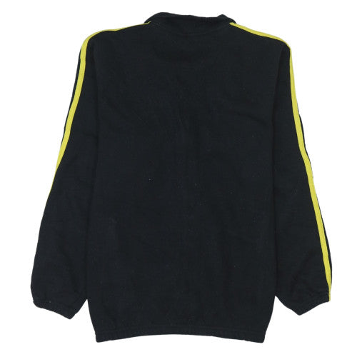 Lonsdale Boys Black 11-12 Years Fleece Track Jacket Full Zip Activewear