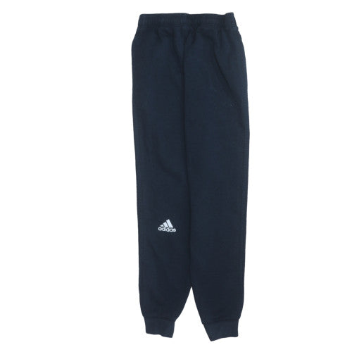Adidas Mens Black Jogger Sweatpants Size S Elastic Waist Activewear