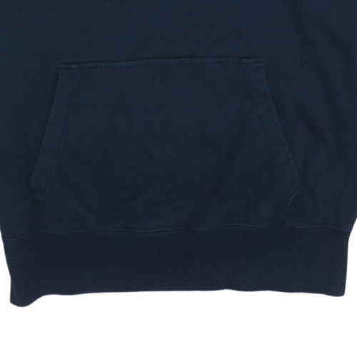 Champion Men's Blue Small 1/2 Zip Fleece Hoodie