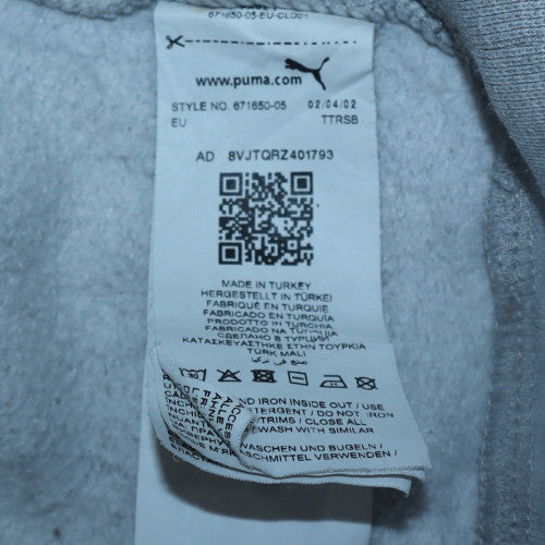Puma Men's Grey XL Pullover Hoodie Fleece Sweatshirt
