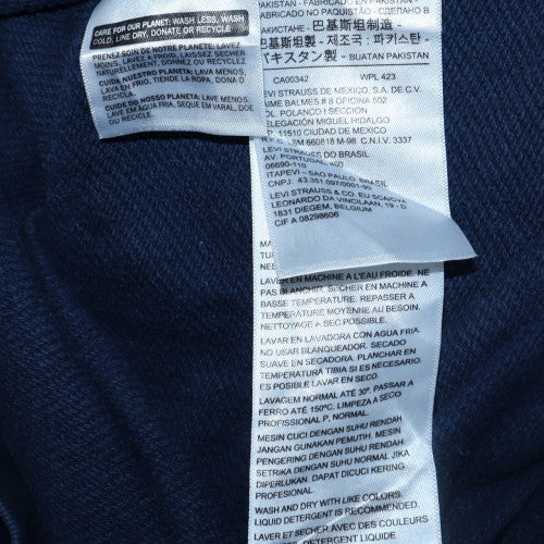 Levi's Men's Blue Pullover Hoodie Medium Cotton Logo