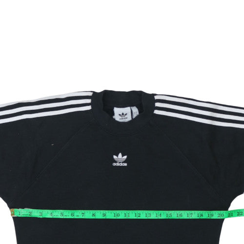 Adidas Mens Black XS Pullover Crew Neck Long Sleeve Sweatshirt