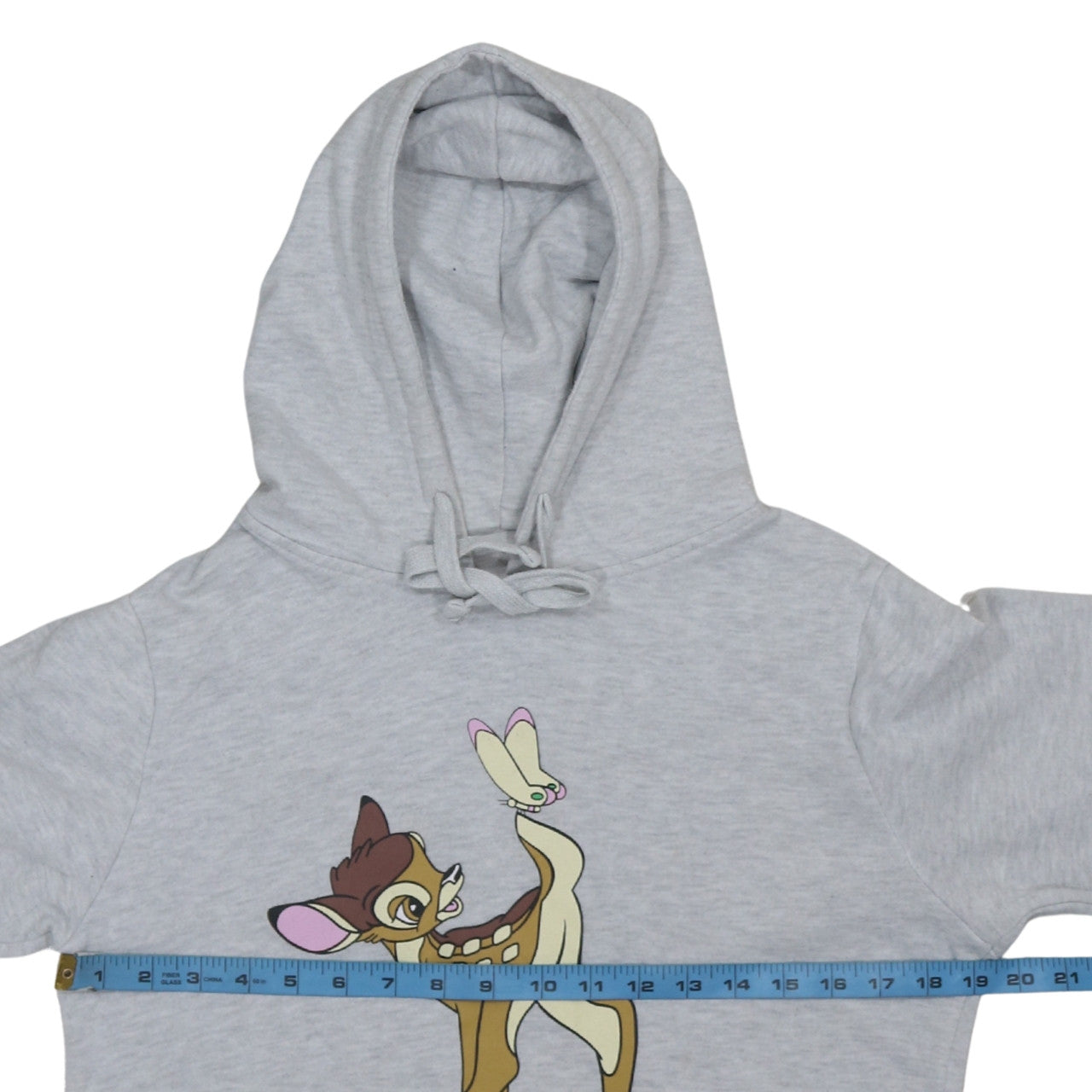 Disney Primark Womens Grey Bambi Graphic Hoodie Size 10 UK