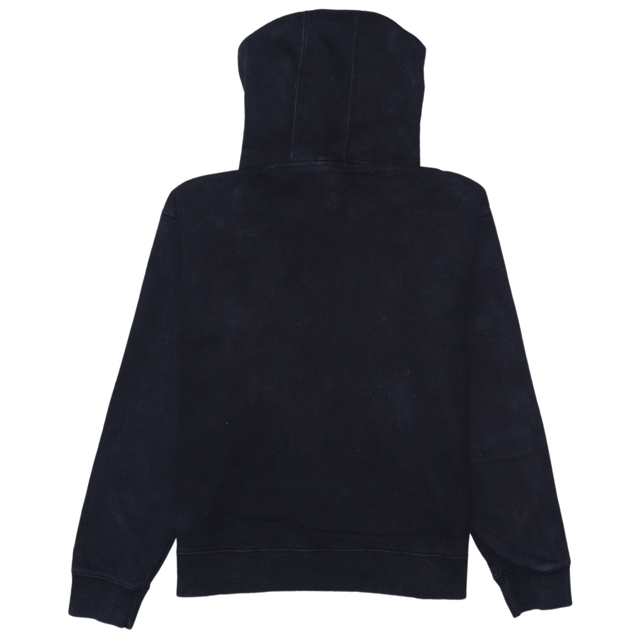 Champion Women Black Medium Pullover Hoodie 100% Cotton Logo Print