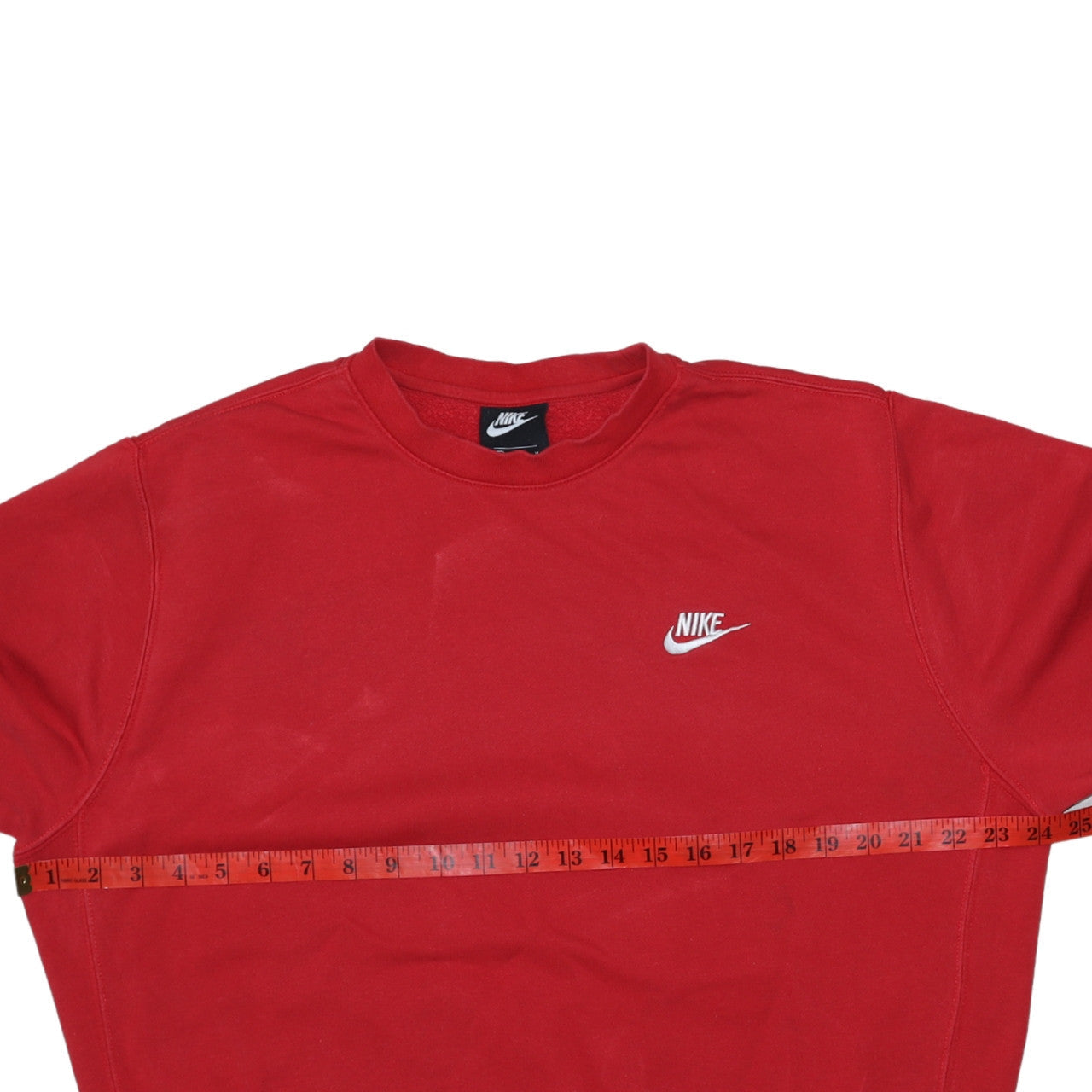 Nike Men's Red Crew Neck Pullover Sweatshirt Size M