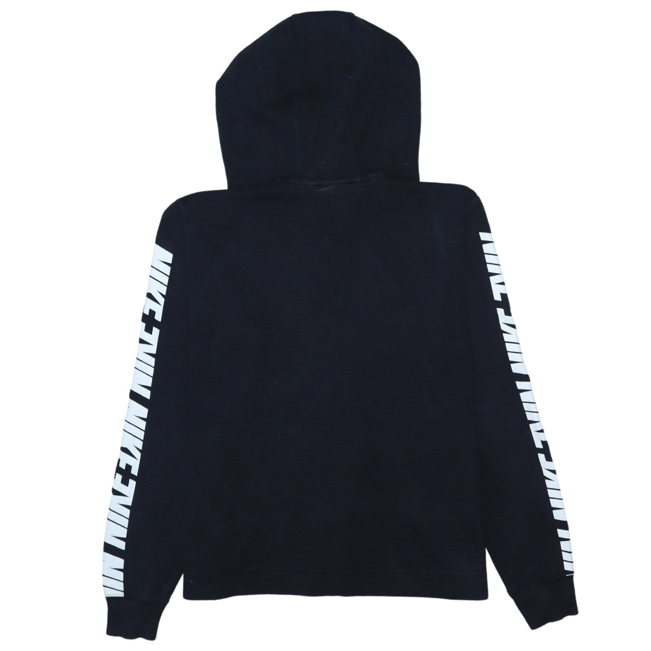 Nike Men's Black Pullover Hoodie L Sportswear Logo Fleece
