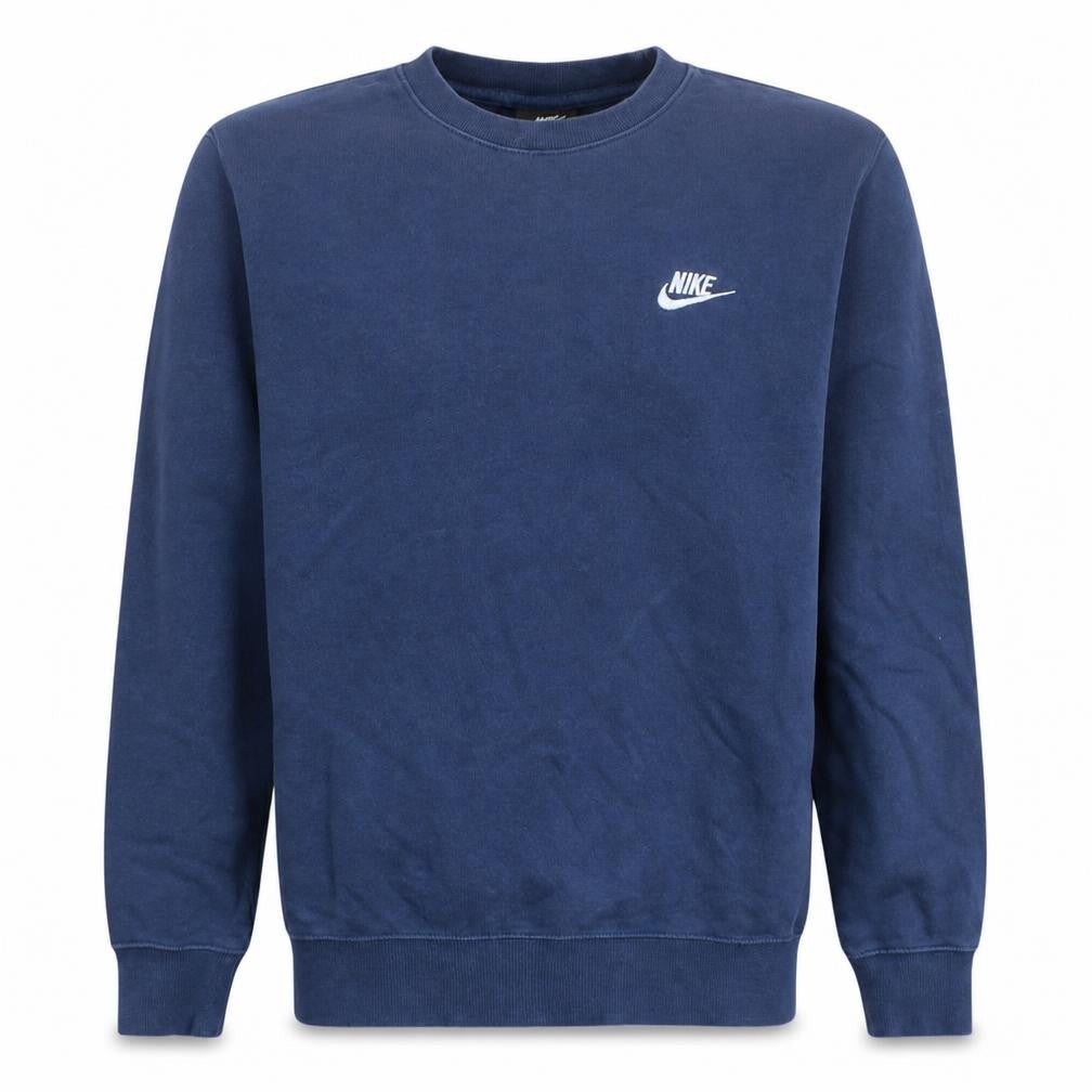 Nike Men's Blue Small Crew Neck Pullover Sweatshirt