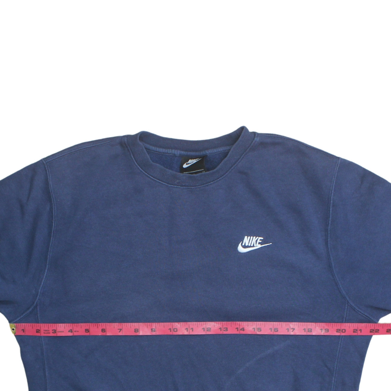 Nike Men's Blue Small Crew Neck Pullover Sweatshirt