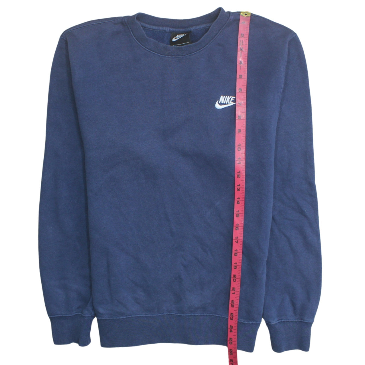 Nike Men's Blue Small Crew Neck Pullover Sweatshirt