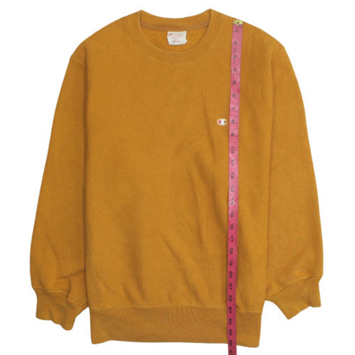 Champion Men's Brown Small Reverse Weave Pullover Sweatshirt