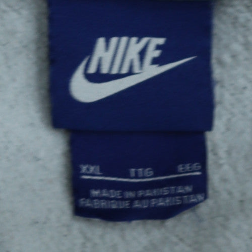 Nike Men's Grey 2XL Full Zip Hoodie Sweatshirt