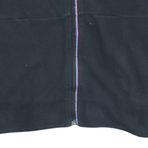 Le Coq Sportif Men's Black L Short Sleeve Full Zip Track Jacket