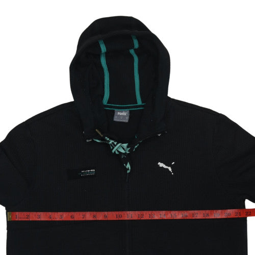 Puma Men's Black Full Zip Hoodie M Regular Fit