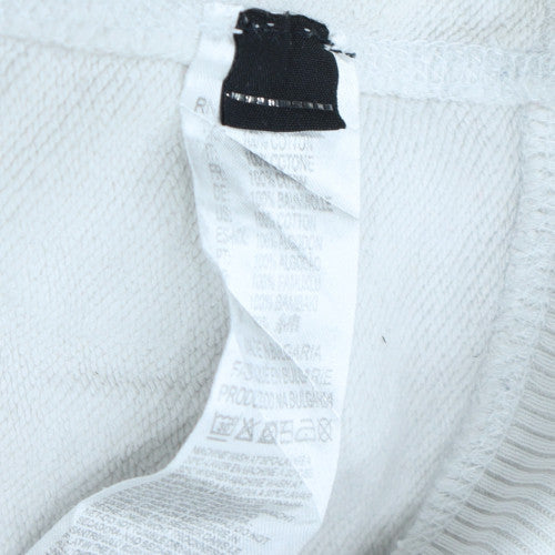 Diesel Men's White Pullover Hoodie Size L Graphic Logo Sweatshirt