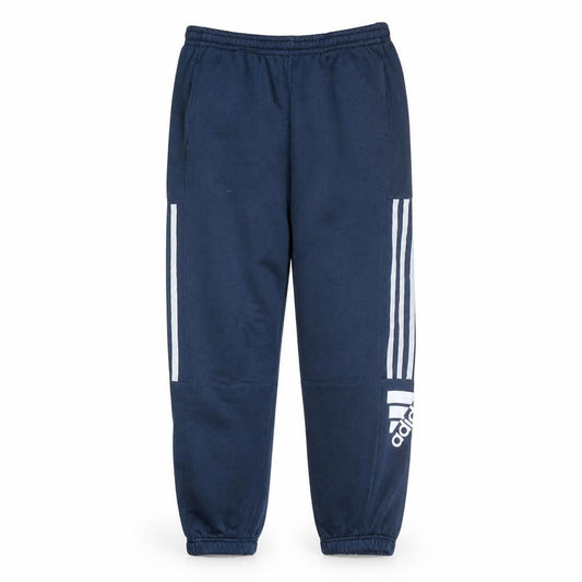 Adidas Mens Navy Blue Jogger Sweatpants L 13-14Y Cotton Blend