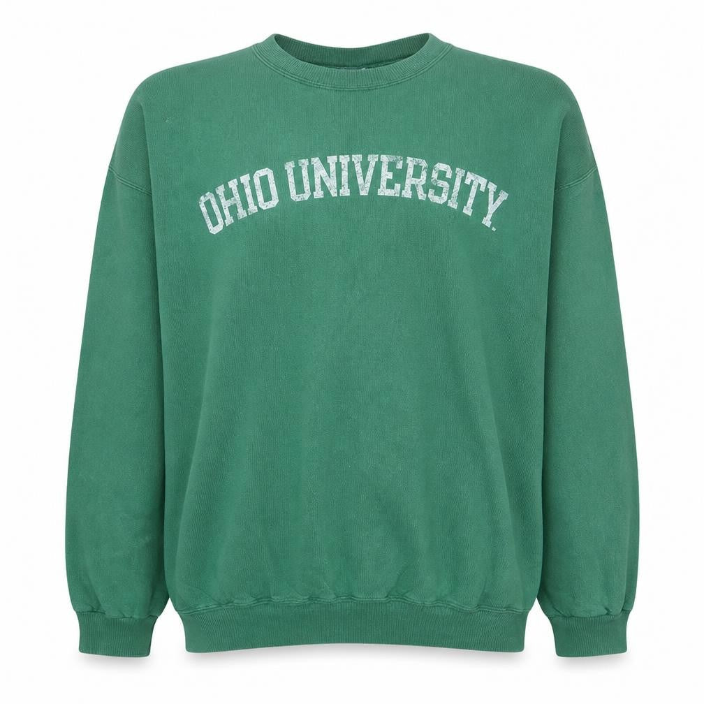 Champion Men's Green Ohio University 2XL Pullover Sweatshirt