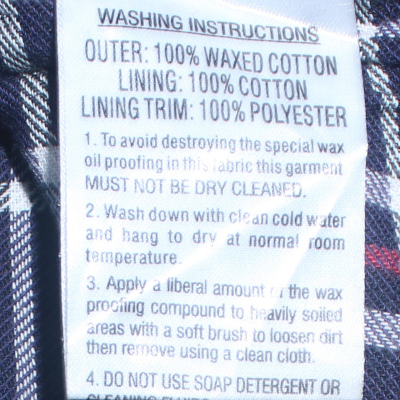 Original Royal Spencer Men's Blue Waxed Cotton Jacket L Outdoor Country Style