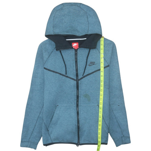 Nike Men's Blue Full Zip Hoodie Size M Sportswear