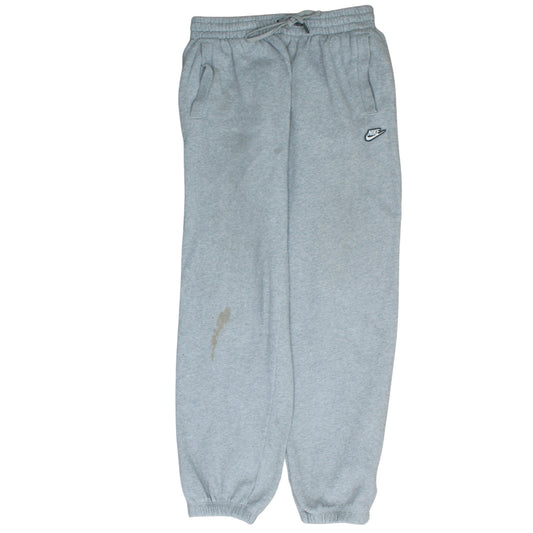 Nike Men's Grey Sweatpants S Elastic Waist Fleece Trousers