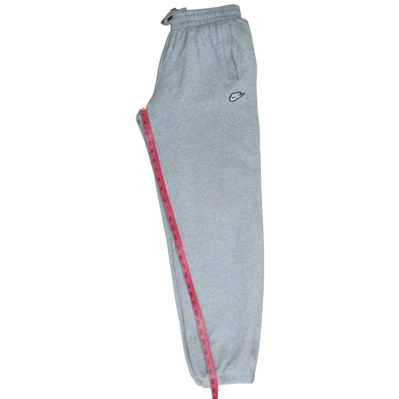Nike Men's Grey Sweatpants S Elastic Waist Fleece Trousers