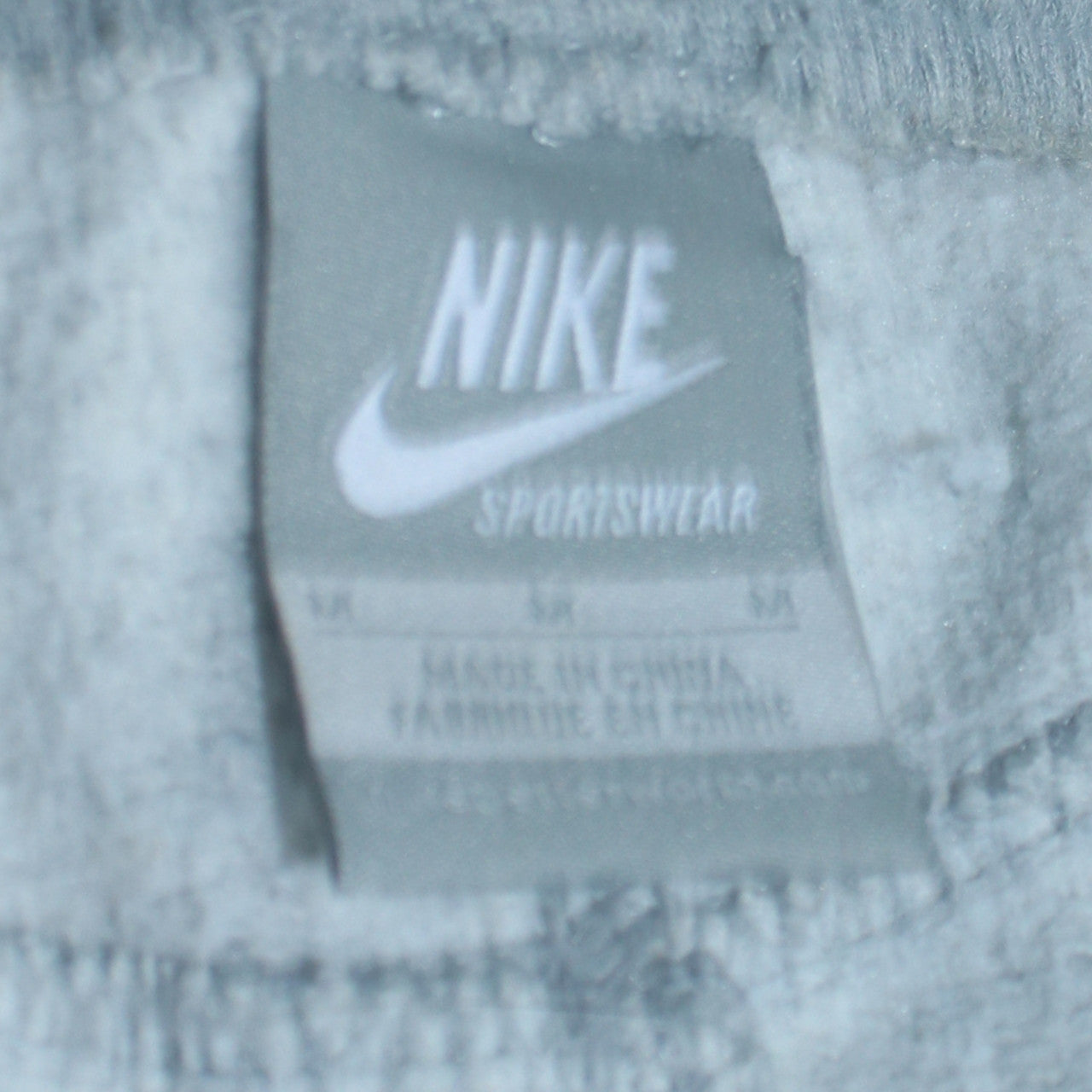 Nike Men's Grey Sweatpants S Elastic Waist Fleece Trousers