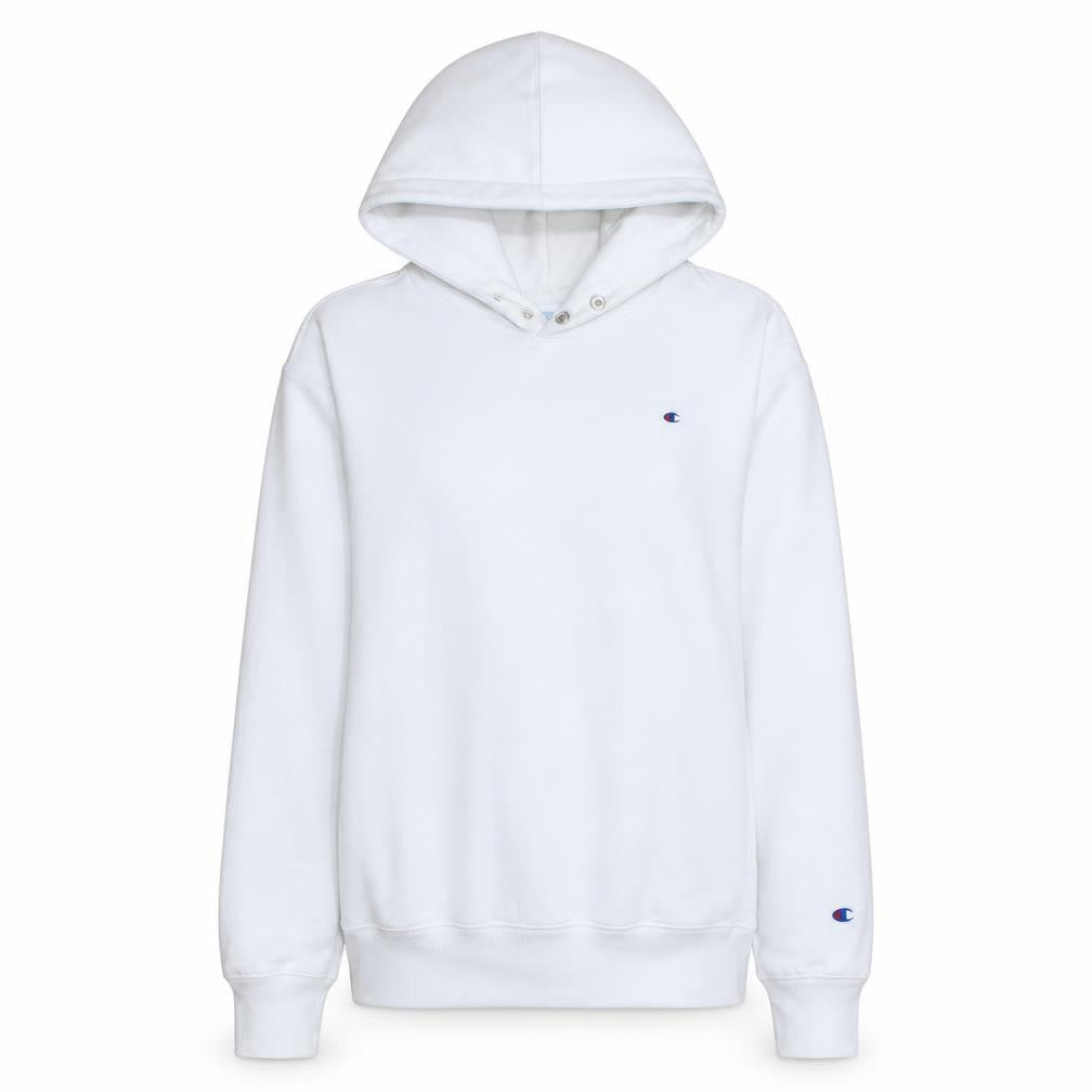 Champion Womens White Large Pullover Hoodie Sweatshirt