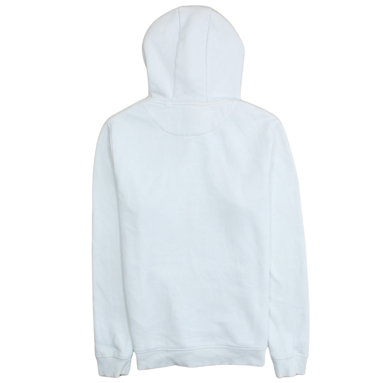 Lyle & Scott Men's White Pullover Hoodie Size M Logo Fleece Sweatshirt