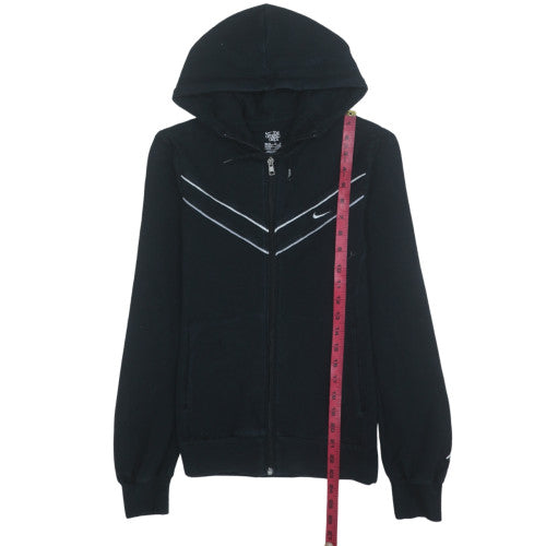 Nike The Athletic Dept Black Full Zip Hoodie Womens UK 12/14 Size M