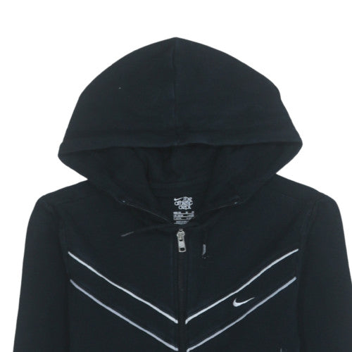 Nike The Athletic Dept Black Full Zip Hoodie Womens UK 12/14 Size M