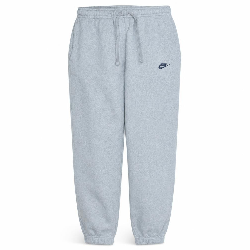 Nike Men's Grey Fleece Sweatpants M Regular Fit Drawstring Comfort
