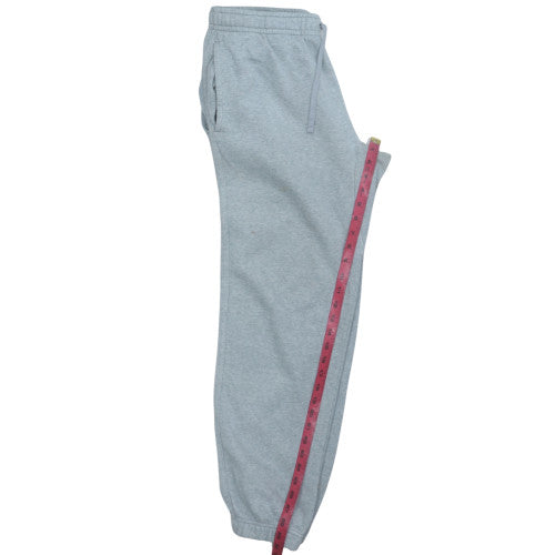 Nike Men's Grey Fleece Sweatpants M Regular Fit Drawstring Comfort