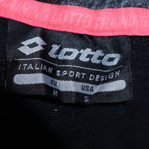 Lotto Men's Black Pullover Hoodie Size M Sportswear