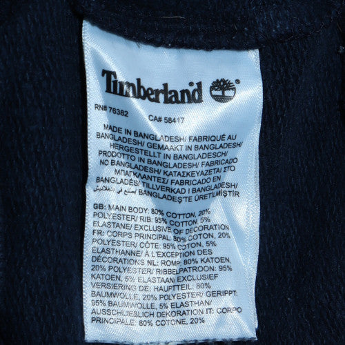 Timberland Men's Blue Pullover Hoodie S Regular Fit Long Sleeve Outdoor