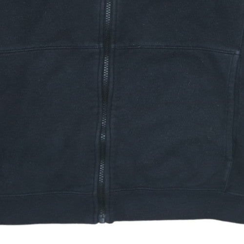 Nike Men's Black Small Track Jacket Full Zip Fleece