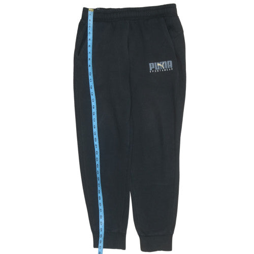 Puma Mens Black Jogger Fleece Sweatpants Size M Regular Fit