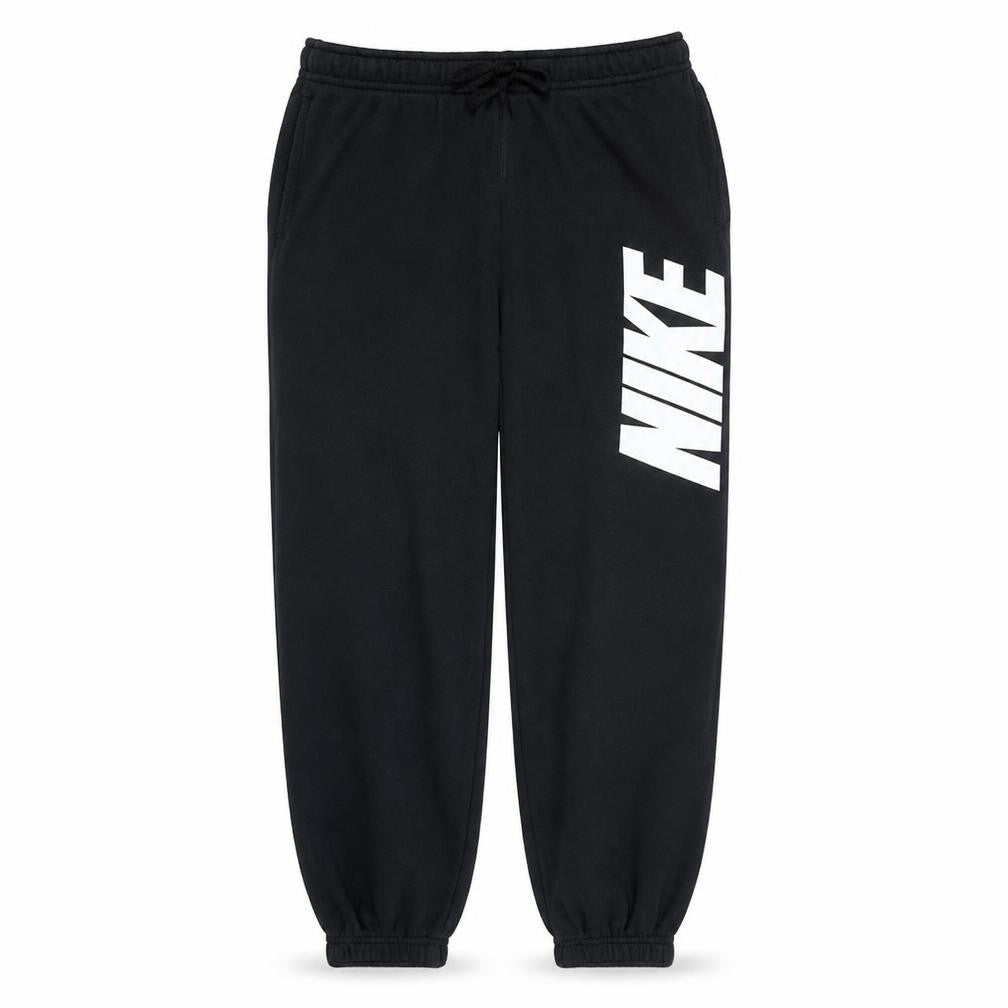 Nike Men’s Black XL Sweatpants with Logo and Drawstring Waist