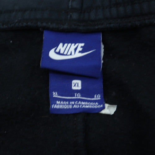 Nike Men’s Black XL Sweatpants with Logo and Drawstring Waist