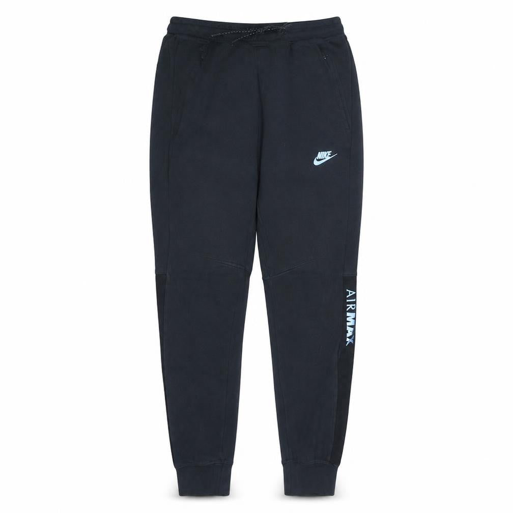 Nike Men Black Air Max Joggers Small Cotton Blend Sweatpants