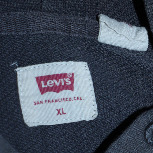 Levi's Men's Black XL Pullover Hoodie Fleece Casual Sweatshirt