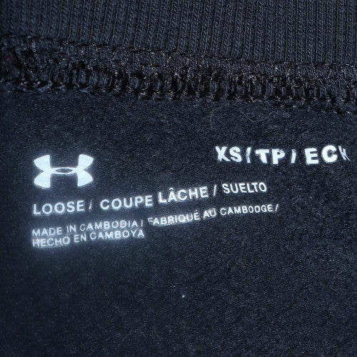 Under Armour Womens Black XS Jogger Sweatpants Fleece Trousers