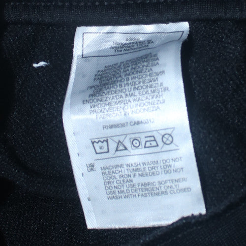 Adidas Men's Black Slim Fit Track Pants S Elastic Waist Tapered Leg